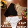 Kit Calcinhas Barrigueira Cotto