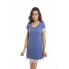 Camisão Manga Curta Azul