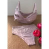 Conjunto Amamentação Rosê com Renda Rosê