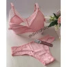 Conjunto Amamentação Rosa Cotelê
