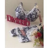 Conjunto Amamentação Floral. Lucitex