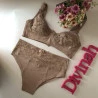 Conjunto Amamentação Chocolate com Renda