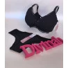 Conjunto Amamentação Preto Cotelê