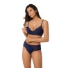 Calcinha Alta Lateral Renda Nude