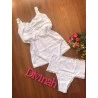 camisete amamentaçao branca renda
