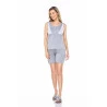 Short Doll Cinza com Renda