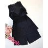 Short Doll Amamentação Preto com Renda