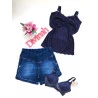 Shorts Jeans Gestante
