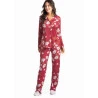 Pijama Longo Estampado Mia