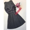 Camisola Amamentação Cinza com Renda