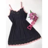 Camisola Amamentação Preto com Rosê