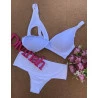 Calcinha Modeladora Alta Microfibra Branca