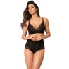 Calcinha Modeladora Renda Preta