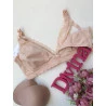 Conjunto Amamentação Bojo Removível Pêssego