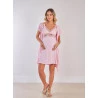 Conjunto Camisola Amamentação e Robe Rosa Delicate