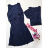 Conjunto Camisola Amamentação e Robe Azul Sideral