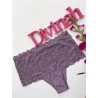 Calcinha Alta Pós Parto com Renda Satin
