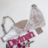 Conjunto Amamentação Renda Off White