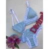 Conjunto Amamentação Azul Celeste Bojo Removível