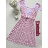 Camisola Gestante Poá Rosa