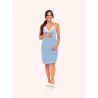 Conjunto Robe e Camisola Amamentação Azul