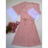Conjunto Robe e Camisola Amamentação Rosê