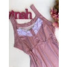 Camisola Amamentação Rosê Poá