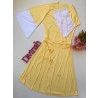 Conjunto Robe e Camisola Amamentação Amarelo