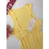 Conjunto Robe e Camisola Amamentação Amarelo