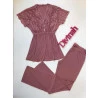 Pijama Longo Renda Callas