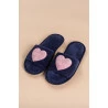Chinelo Plush Marinho.