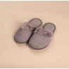Chinelo Plush Pelúcia Cinza