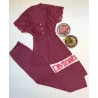 Pijama Longo Renda Vinho