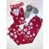 Pijama Longo Estampado Mia