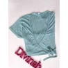 Conjunto Camisola Amamentação e Robe Verde