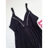 Short Doll Amamentação Preto com Branco