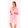 Conjunto Robe e Camisola Amamentação Rosa
