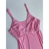 Conjunto Robe e Camisola Amamentação Rosa