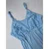 Conjunto Robe e Camisola Amamentação Azul Bebê
