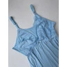 Conjunto Robe e Camisola Amamentação Azul Bebê