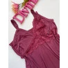 Conjunto Camisola Amamentação e Robe Vinho