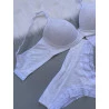 Conjunto de Amamentação Com Bojo Sem Aro em Lasie Branco