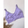 Conjunto Amamentação Sem Costura Lilás