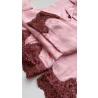 Pijama Manga Longa Acetinado Rosê e Bronze